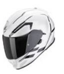 Scorpion Exo-491 Kripta Helm, Color: Zwart/Wit, Size: S