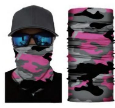 CLAW Tube Camo, Color: Roze/Grijs, Size: one size