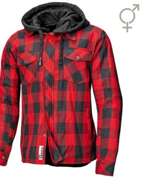 LUMBERJACK II FlanellSHIRT BLACK-RED 4 XL, Color: Black-Red, Size: 4XL