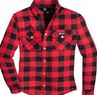 Merlin Axe Motorrad Hemd, Color: zwart/rood, Size: XXXL