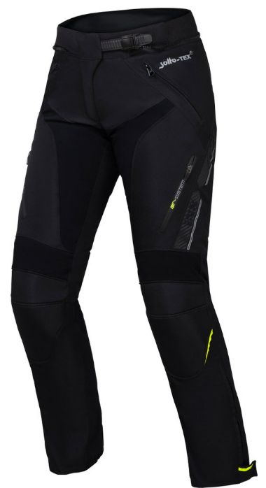 IXS Carbon-ST waterdichte dames motorfiets textiel broek, Color: Zwart, Size: M
