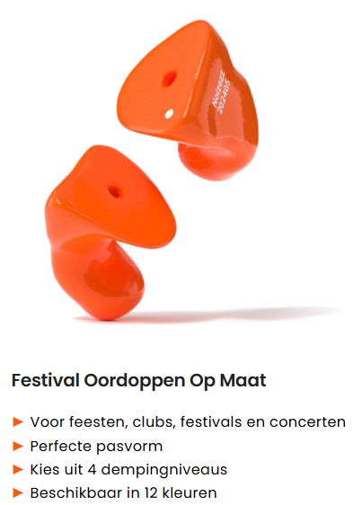 Gehoorbescherming muziekanten op maat