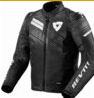 Revit Apex H2O Motorfiets textiel jas, Color: Zwart/Wit, Size: M