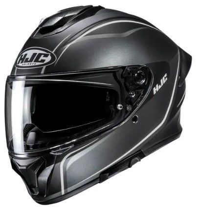 HJC C71 Quez, Color: Zwart/wit, Size: S