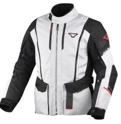 Motorjas Macna, Air Hybrid 2.0, Color: grijs/zwart, Size: XL