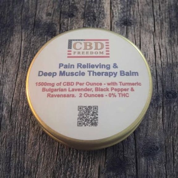 Pain-Relieving &amp; Deep Muscle Therapy. Healing Balm, 2oz