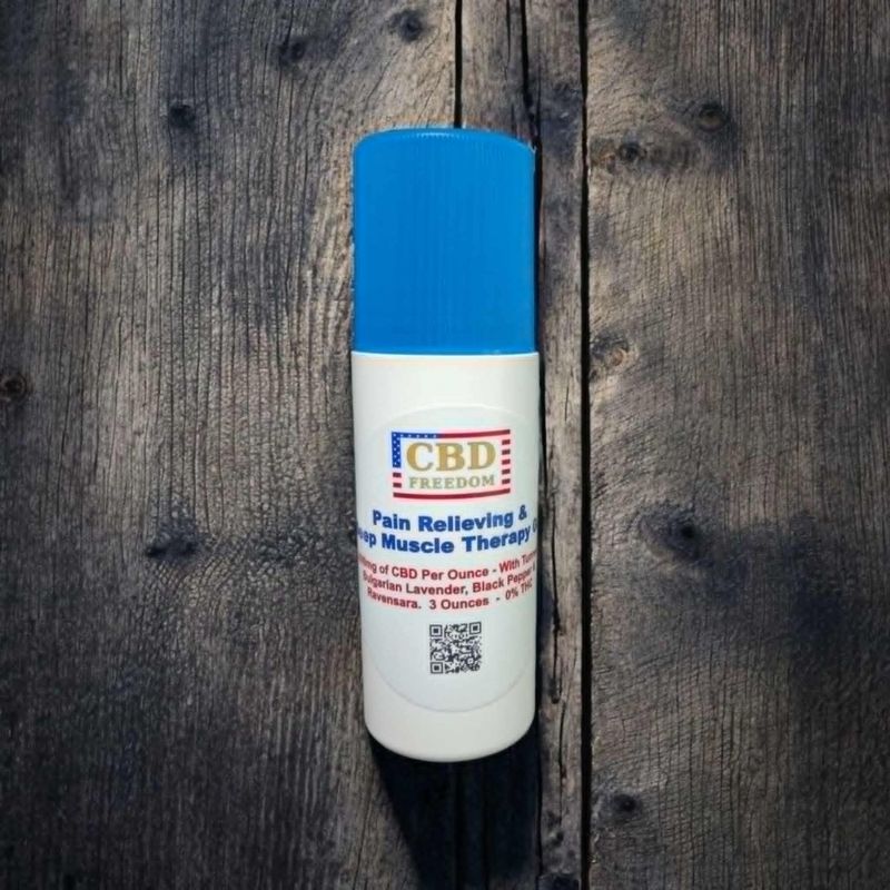 Pain-Relieving &amp; Deep Muscle Therapy. Massage Gel Roll-On, 3oz