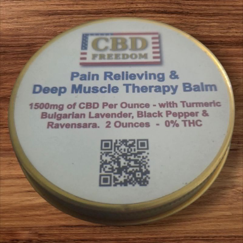 Pain-Relieving &amp; Deep Muscle Therapy. Healing Balm, 1oz