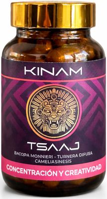 CONCENTRACION Y CREATIVIDAD  (bacopa+damiana+te verde)