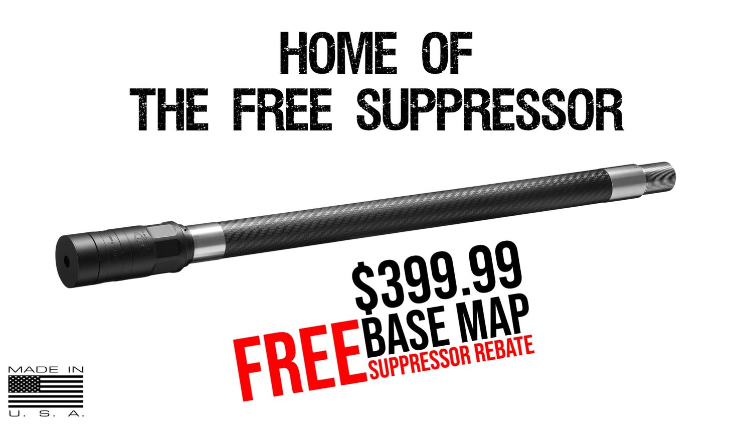 .308/7.62mm Backdraft Carbon Fiber Barrel