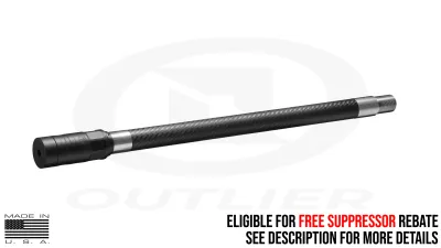 .308/7.62mm Backdraft Carbon Fiber Barrel