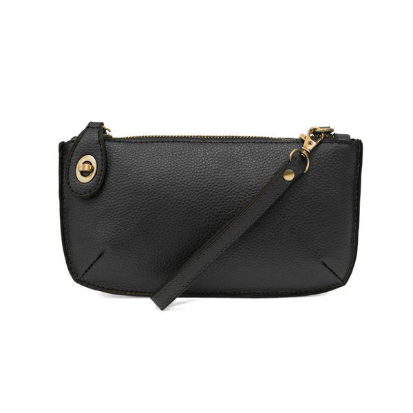 MINI CLUTCH CROSSBODY WRISTLET (BLACK)