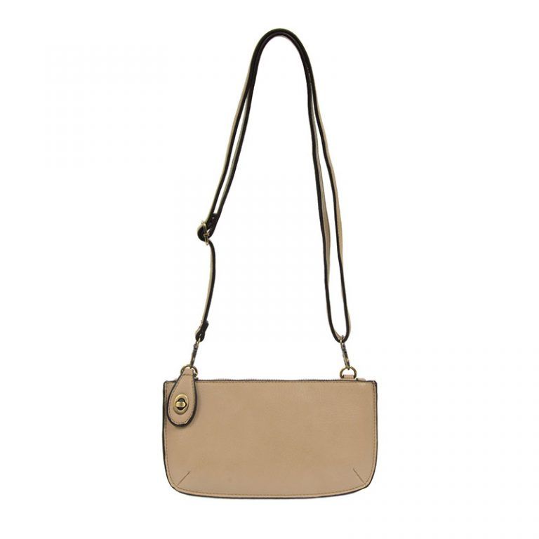 MINI CROSSBODY WRISTLET CLUTCH (BEECH WOOD)
