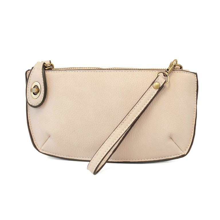 MINI CROSSBODY WRISTLET CLUTCH (STONE)