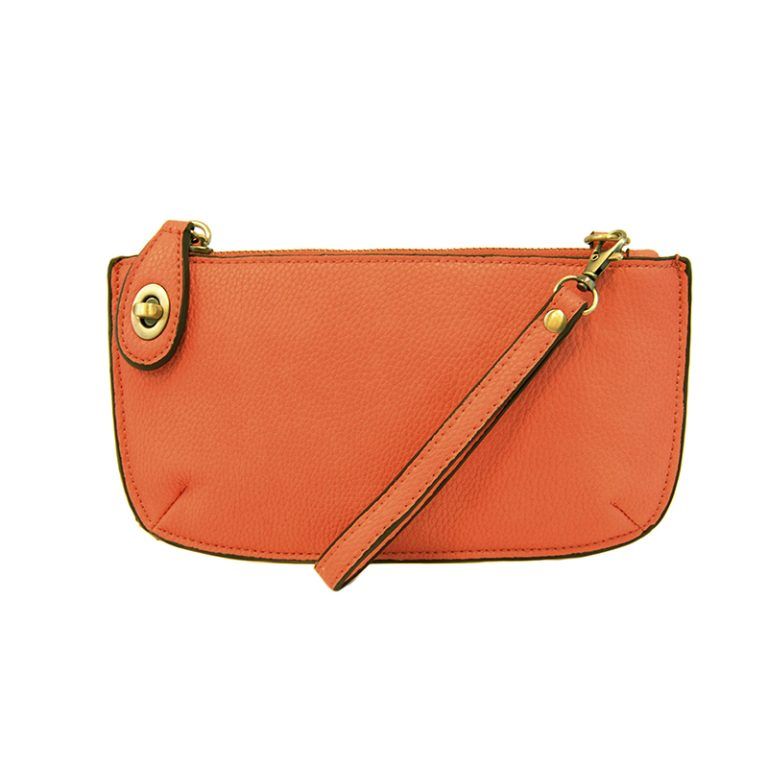 MINI CROSSBODY WRISTLET CLUTCH (ORANGE)