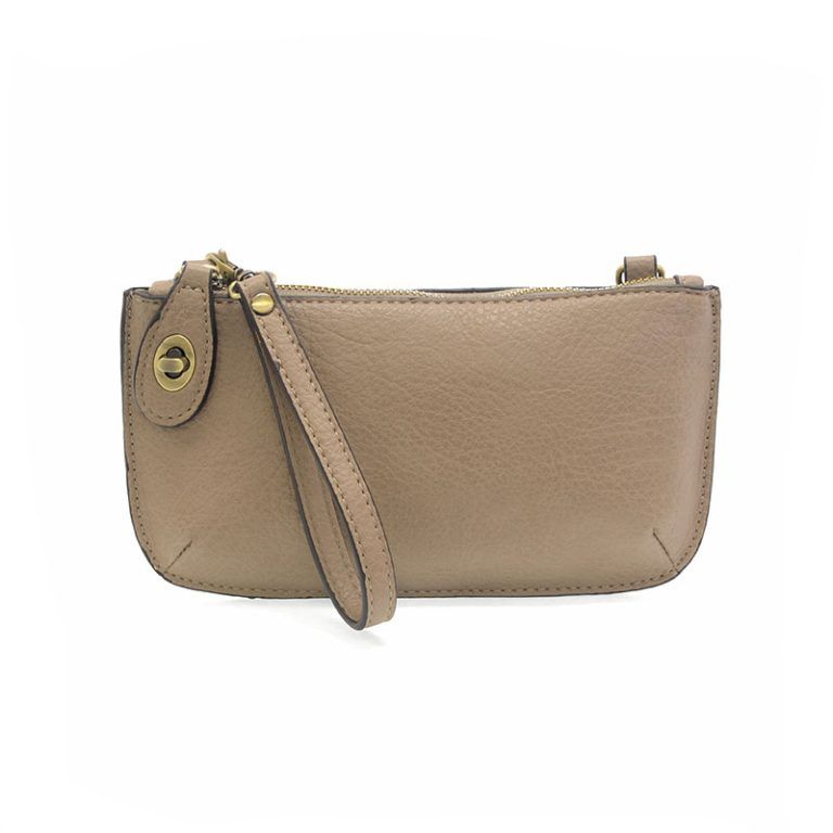 MINI CROSSBODY WRISTLET CLUTCH (MUSHROOM)