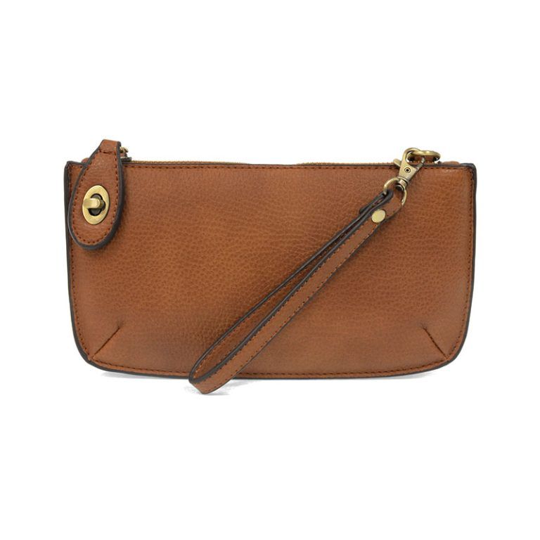 MINI CROSSBODY WRISTLET CLUTCH (CEDAR BROWN)