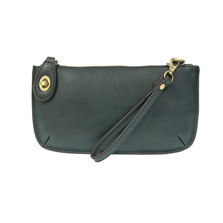 MINI CROSSBODY WRISTLET CLUTCH (DARK TEAL)
