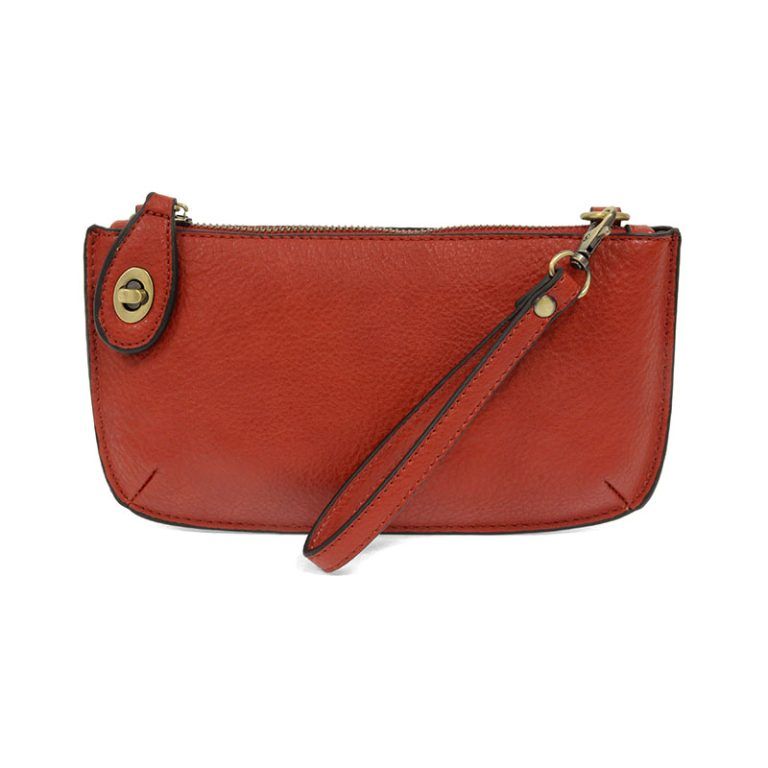 MINI CROSSBODY WRISTLET CLUTCH (CHERRY RED)