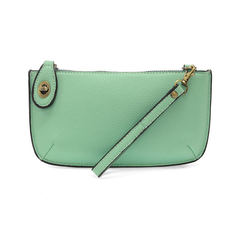 MINI CROSSBODY WRISTLET CLUTCH (HINT OF MINT) MINI CROSSBODY WRISTLET CLUTCH (HINT OF MINT)