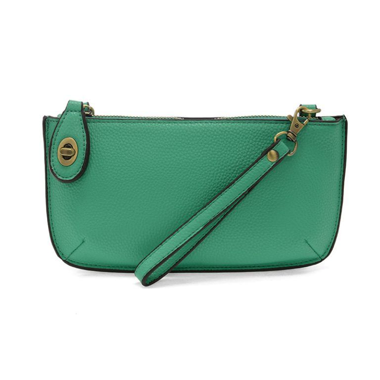 MINI CROSSBODY WRISTLET CLUTCH (SUMMER GREEN)