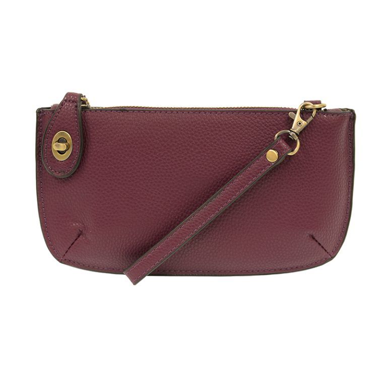 MINI CLUTCH CROSSBODY WRISTLET (PLUM)