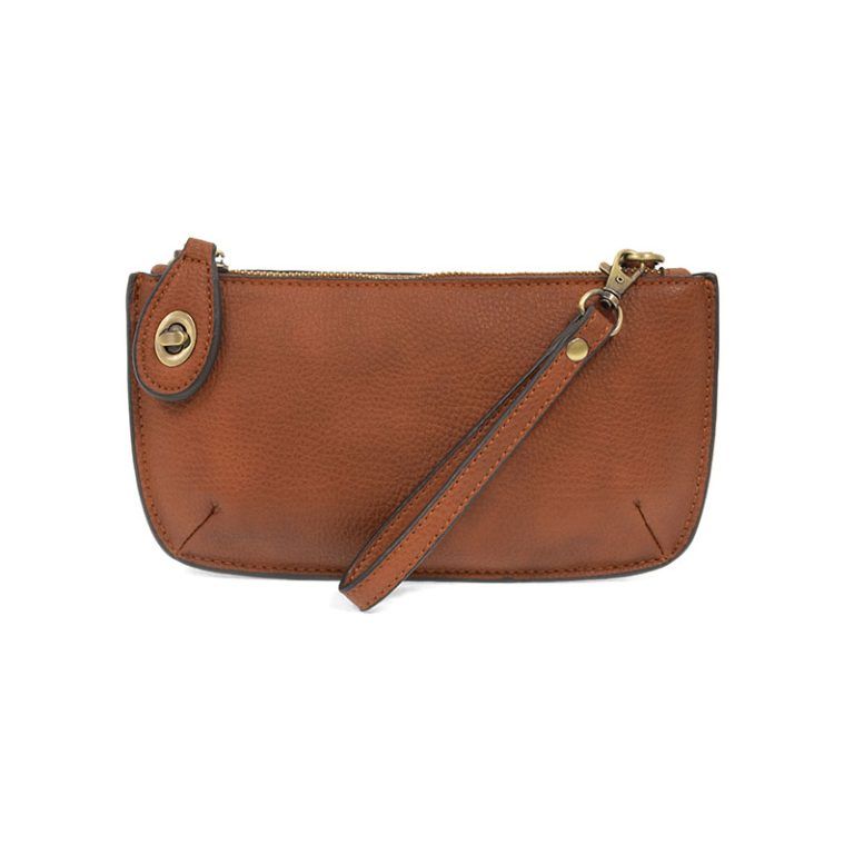 MINI CLUTCH CROSSBODY WRISTLET (DARK MAPLE)