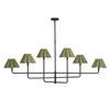 POLLY METAL CHANDELIER GREEN