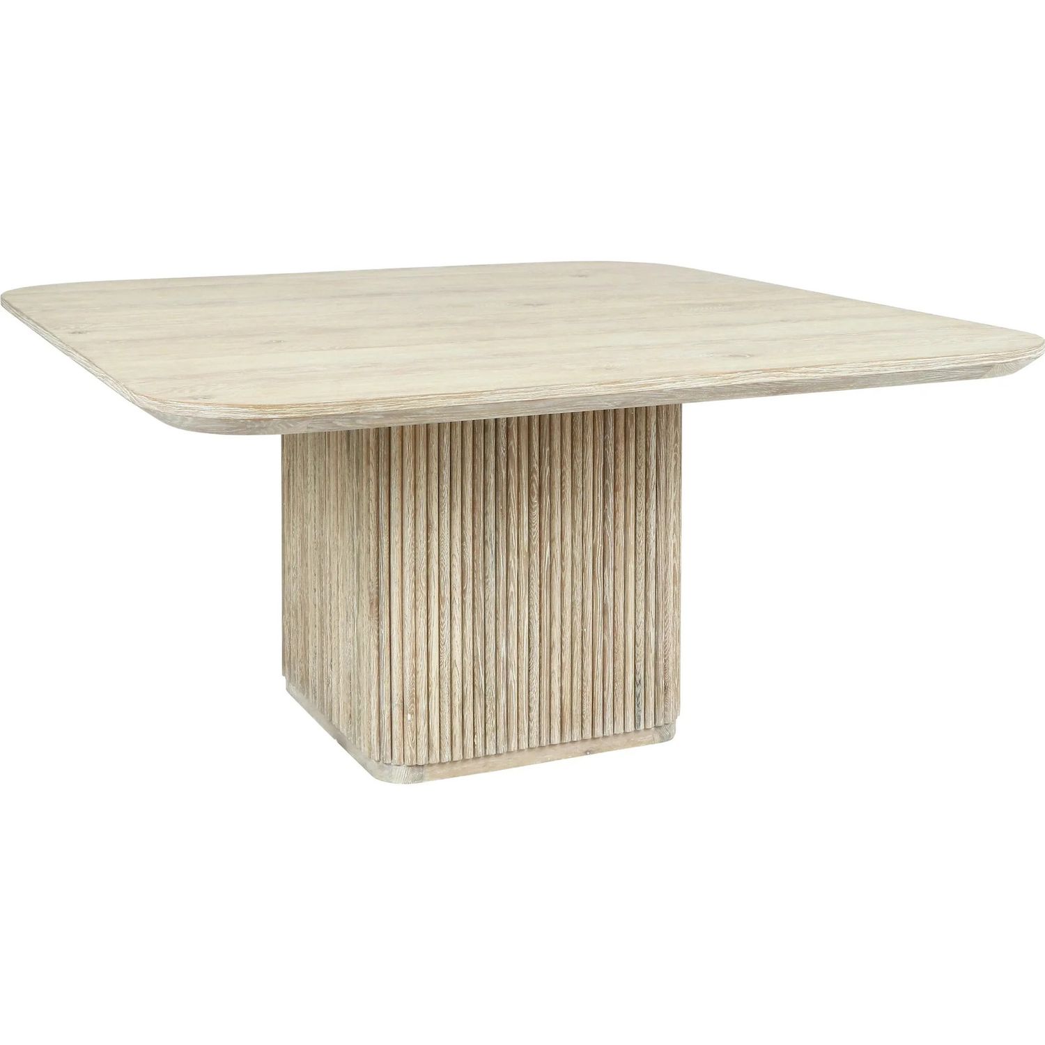 VANDERSQUARE DINING CREAM WASHED TABLE