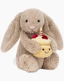 BASHFUL BEIGE BIRTHDAY BUNNY