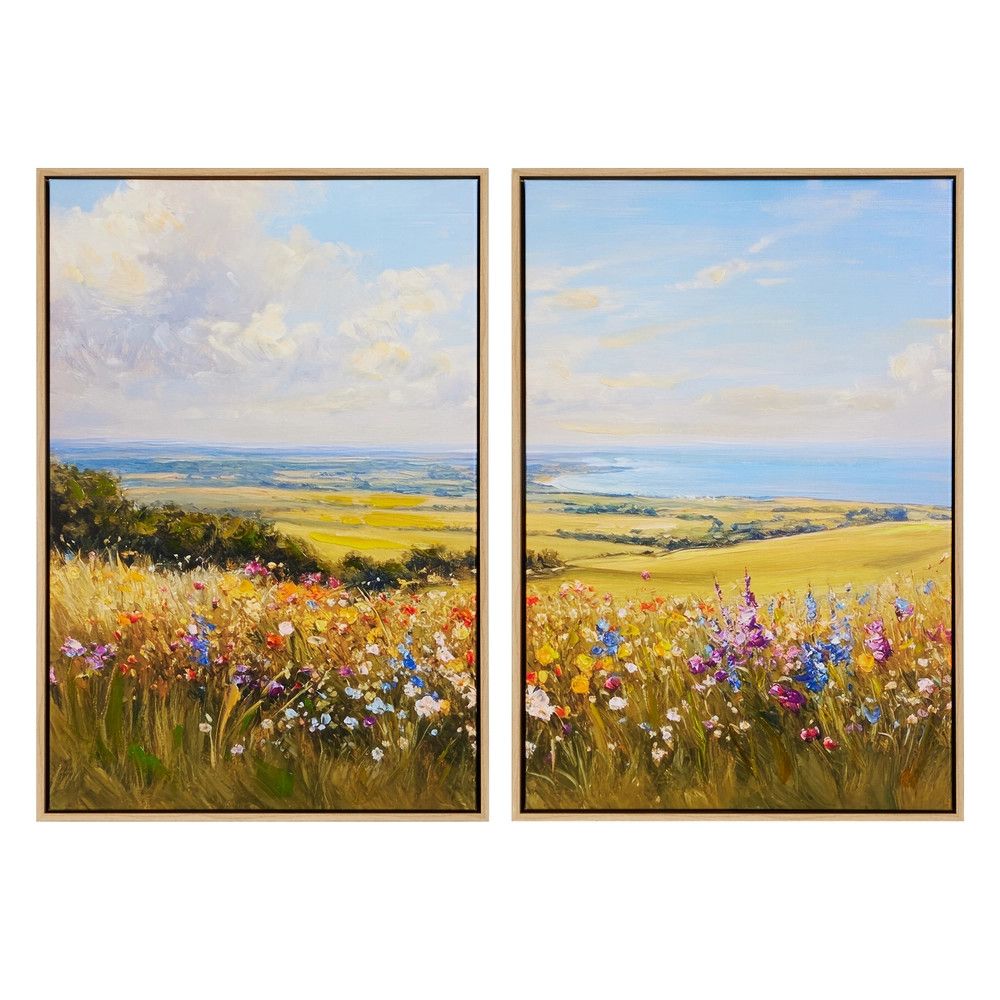 S/2  LAKESIDE WILDS WALL ART