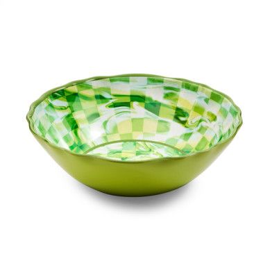 GRN  MARBLE CK MELAMINE SERVING BOWL - Juliana Registry