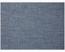MINI BASKETWEAVE FLOOR MAT 23X36 CHAMBRAY - Juliana Registry
