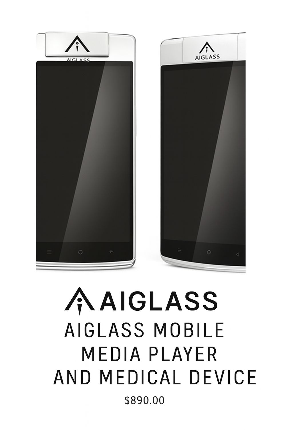 AIGLASS mobile media player and medical device