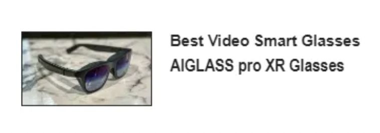 AIGLASS  pro XR