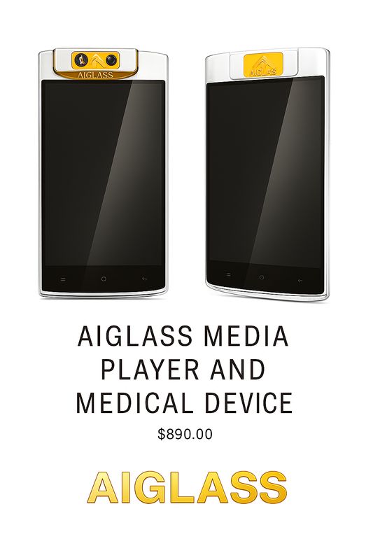 AIGLASS mobile media player and medical device
