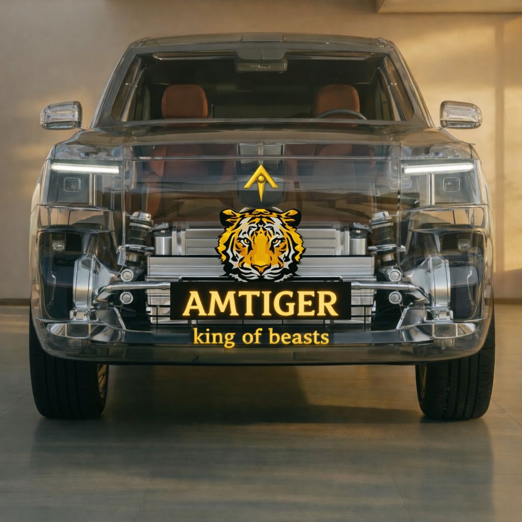 3D diamond transparent AIHYPER AMTIGER king of beasts SUV 3D diamond transparent AIHYPER AMTIGER king of beasts SUV