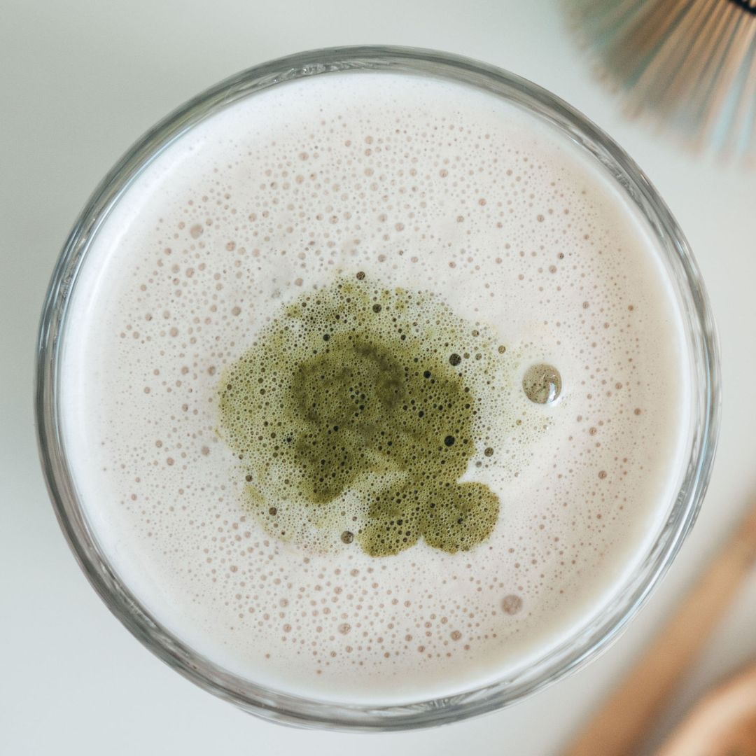 Strawberry Matcha latte
