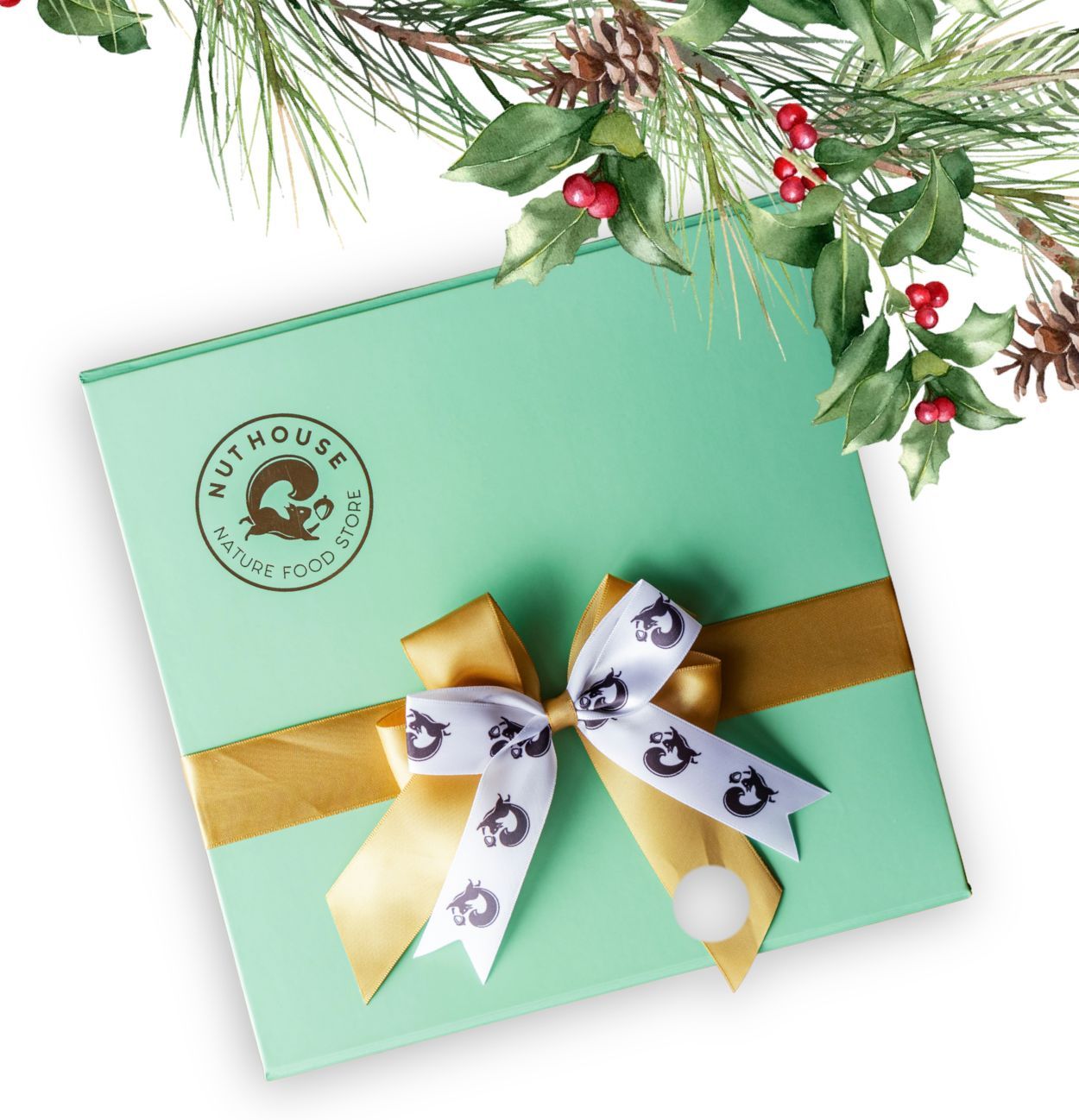 Empty Gift Box Medium (green)