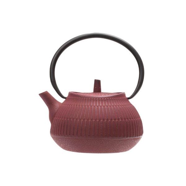 Yokohama Teapot Red 1.1L Cast Iron