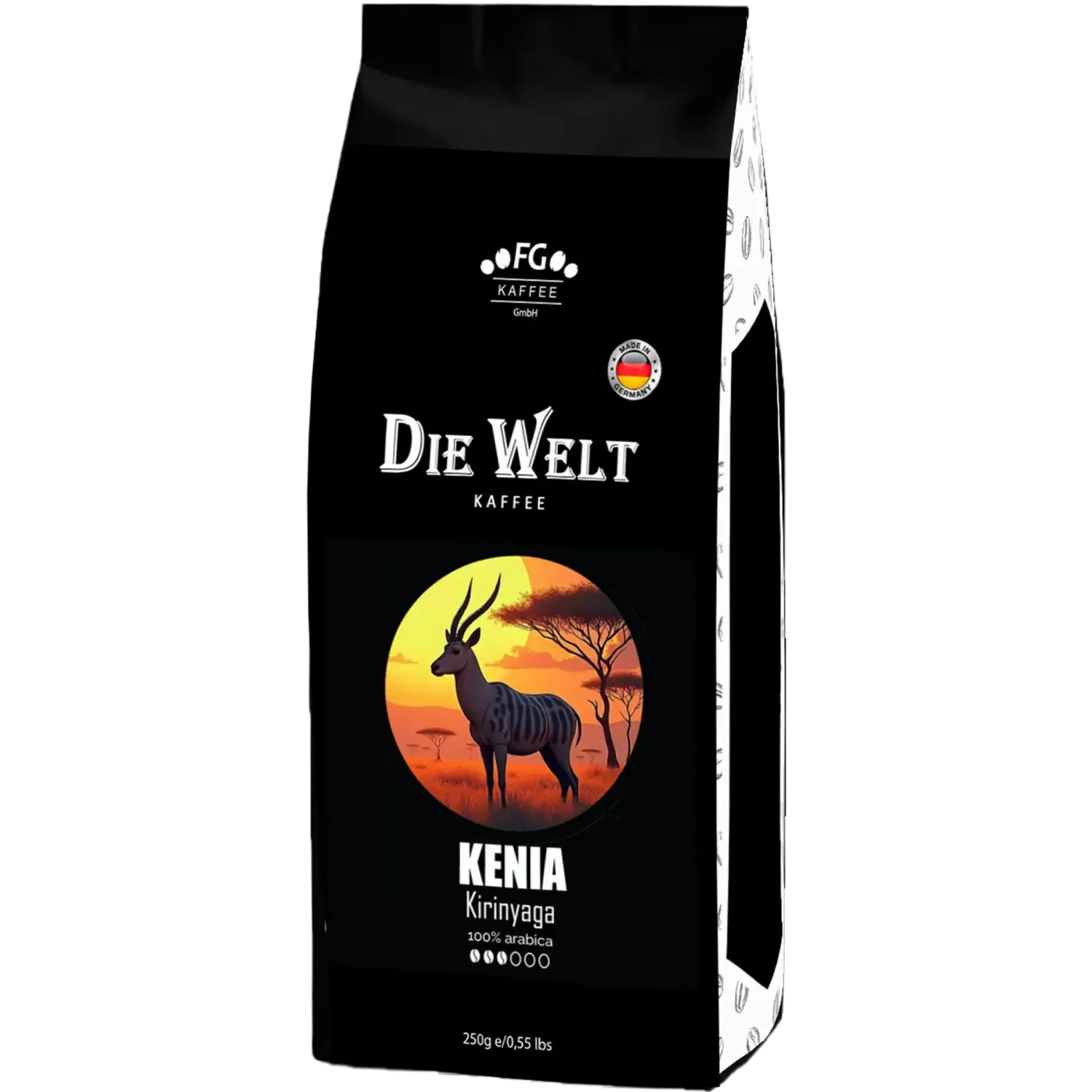 Die Welt Kaffee Kenia Kirinyaga Kaffeebohnen 250 g Die Welt Kaffee Kenia Kirinyaga Kaffeebohnen 250 g