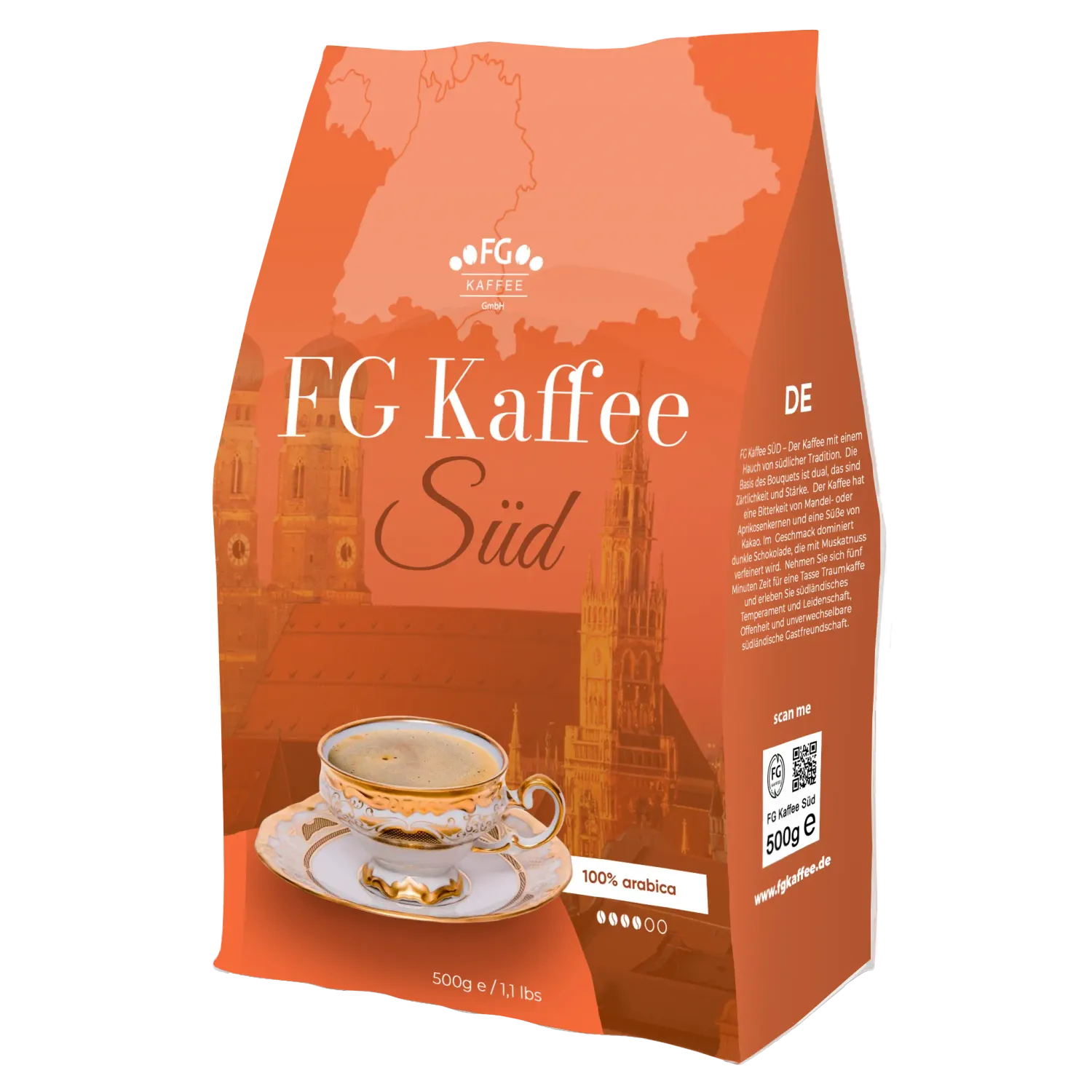 FG Kaffee SÜD Kaffeebohnen 100% Arabica 500g FG Kaffee SÜD Kaffeebohnen 100% Arabica 500g