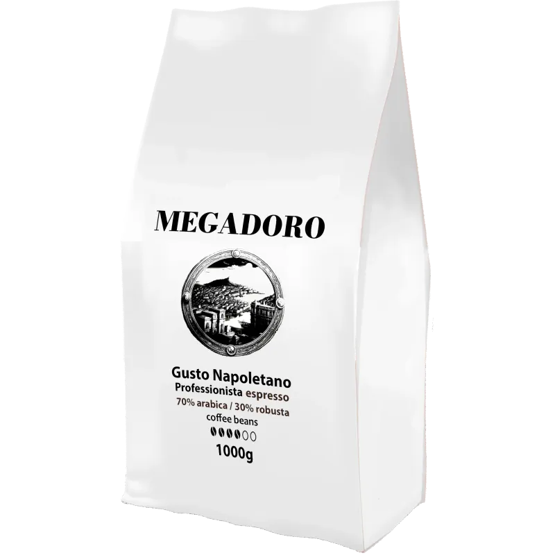 Megadoro PRO Gusto Napolitano Kaffeebohnen 1000g Megadoro PRO Gusto Napolitano Kaffeebohnen 1000g