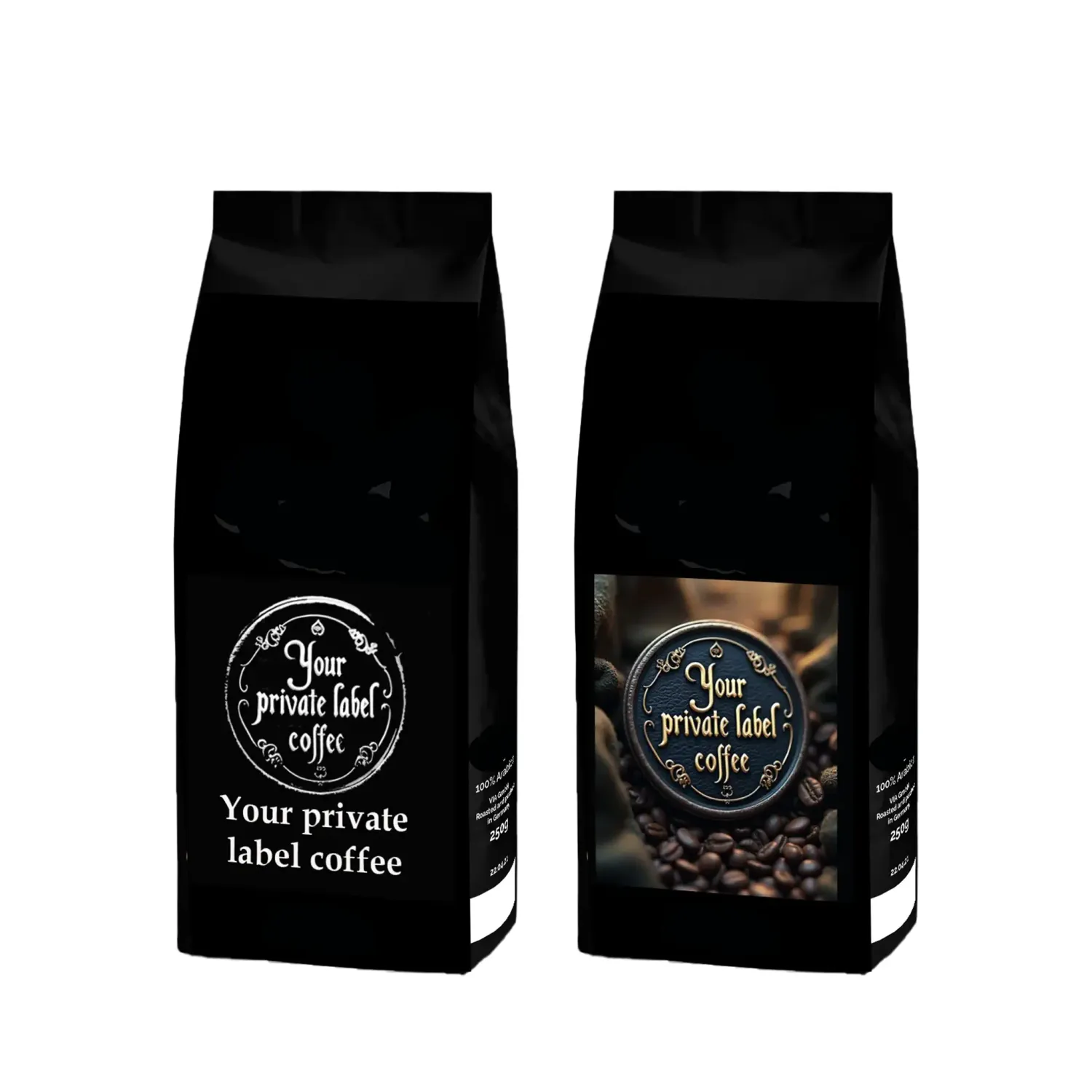 Private Label Kaffeebohnen (250g) Private Label Kaffeebohnen (250g)