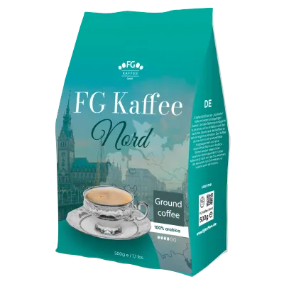 FG Kaffee NORD Gemahlener Kaffee 100% Arabica 500g
