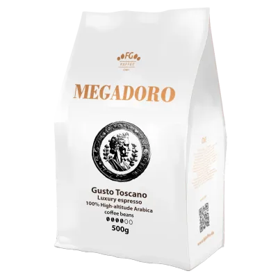 Megadoro Gusto Toscano Kaffeebohnen 100% Arabica 500g Megadoro Gusto Toscano Kaffeebohnen 100% Arabica 500g