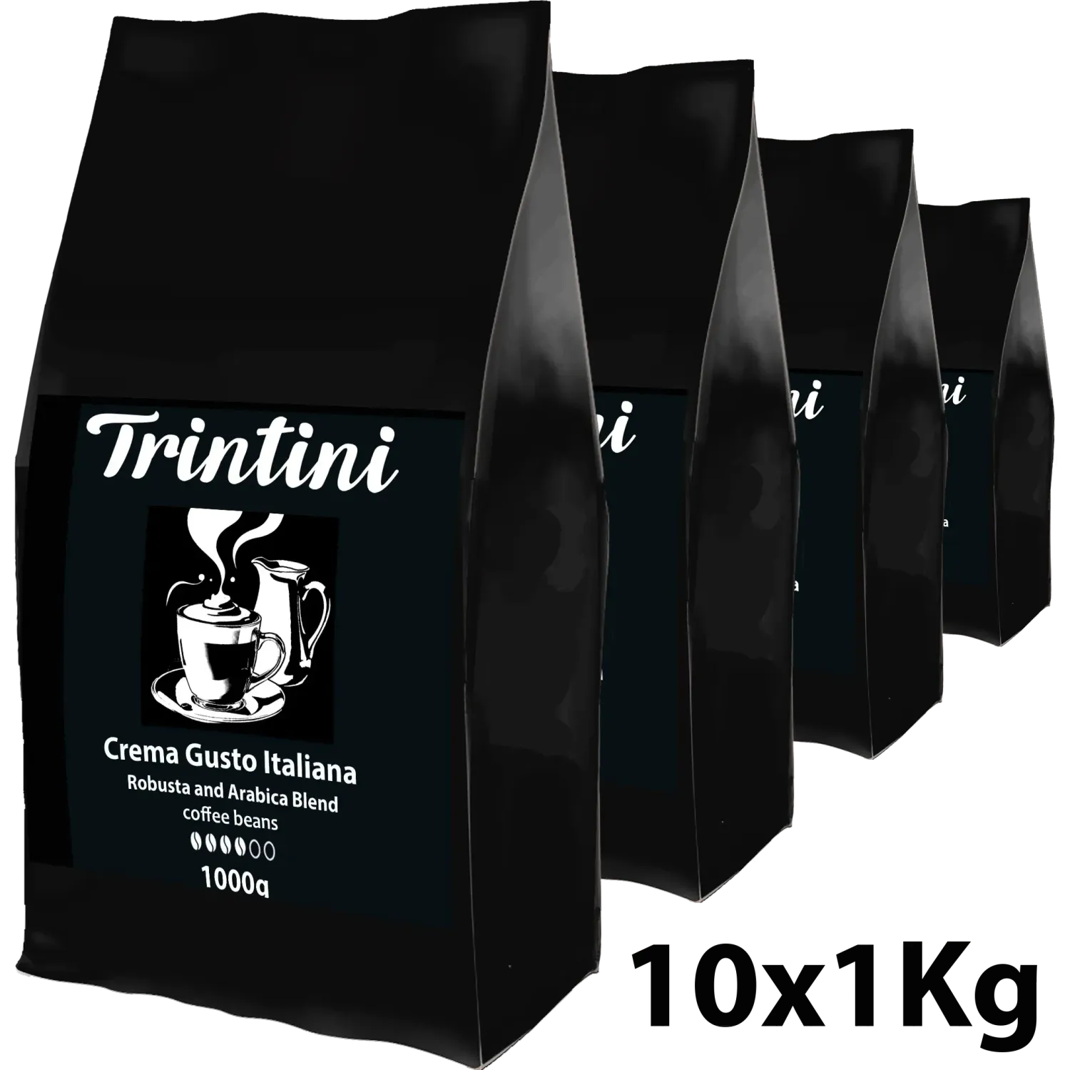 Trintini Crema Gusto Italiana Kaffeebohne 10x1000g Trintini Crema Gusto Italiana Kaffeebohne 10x1000g