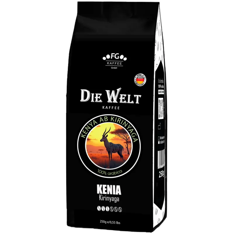 Die Welt Kaffee Kenia Kirinyaga Kaffeebohnen 250g Die Welt Kaffee Kenia Kirinyaga Kaffeebohnen 250g