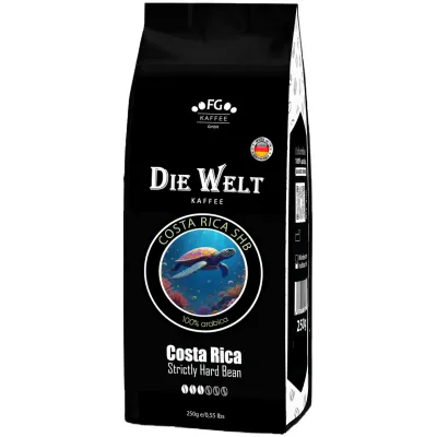 Die Welt Kaffee Costa Rica SHB Kaffeebohnen 250g
