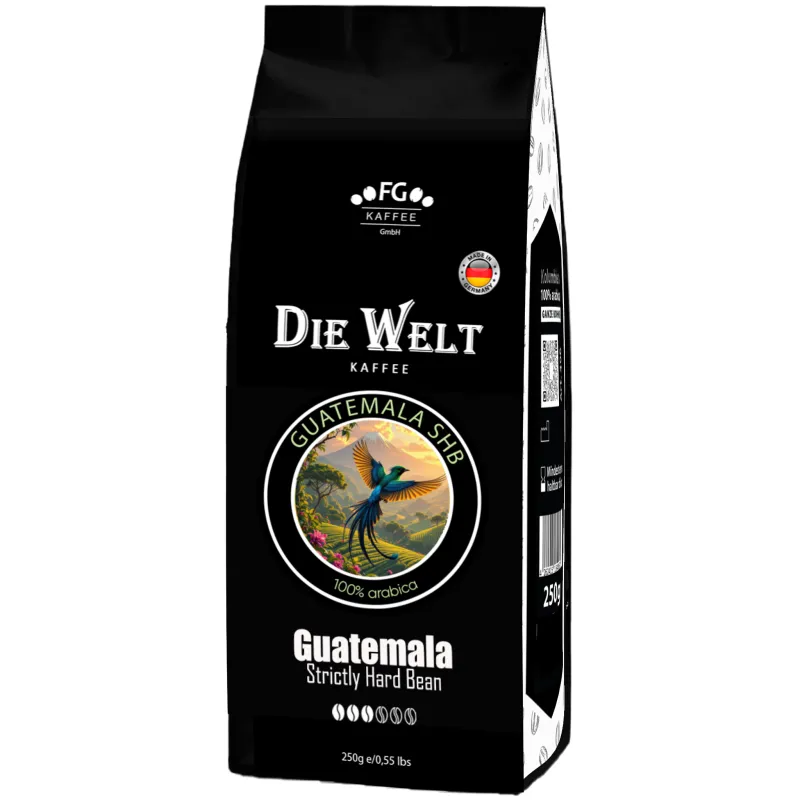 Die Welt Kaffee Guatemala SHB Kaffeebohnen 250g Die Welt Kaffee Guatemala SHB Kaffeebohnen 250g